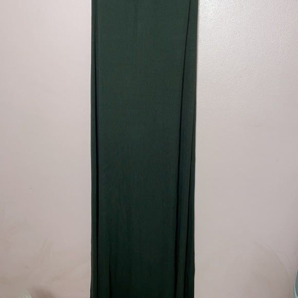 Enza Costa Faux Halter Ribbed Maxi Dress - Picture 3 of 7